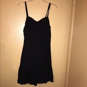 simple black summer dress